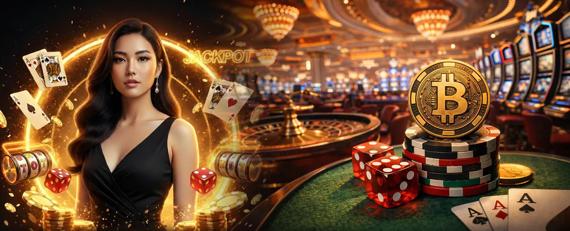 Dynamic 8k8 com online casino background with vibrant lights and game elements
